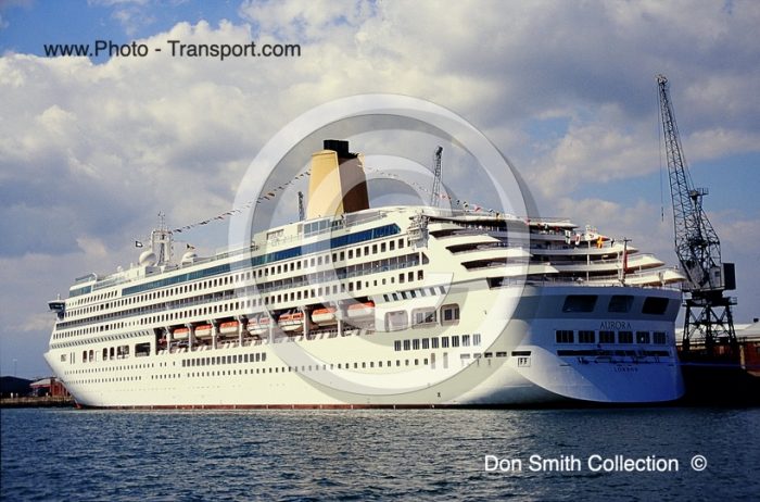 AURORA - P & O - Pass Cruise