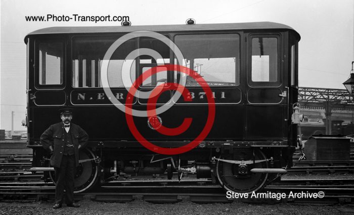 North Eastern Railway Petrol Inspection Car No.3711 at York Station.