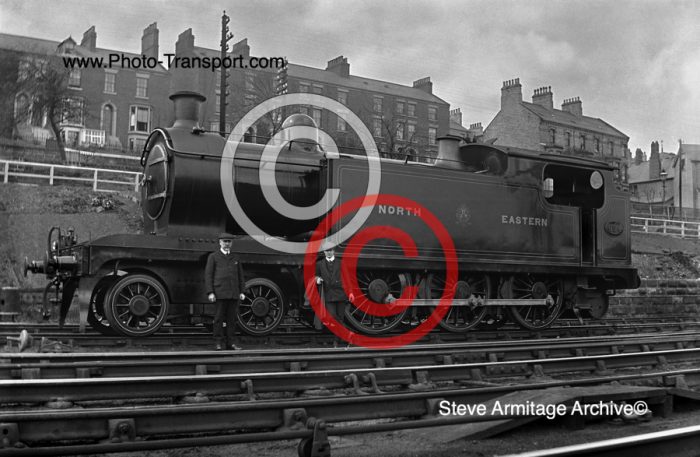 North Eastern Railway "W" Class 4-6-0 Tank No.694 at Esk Terrace,Whitby,North Yorkshire in May 1908.