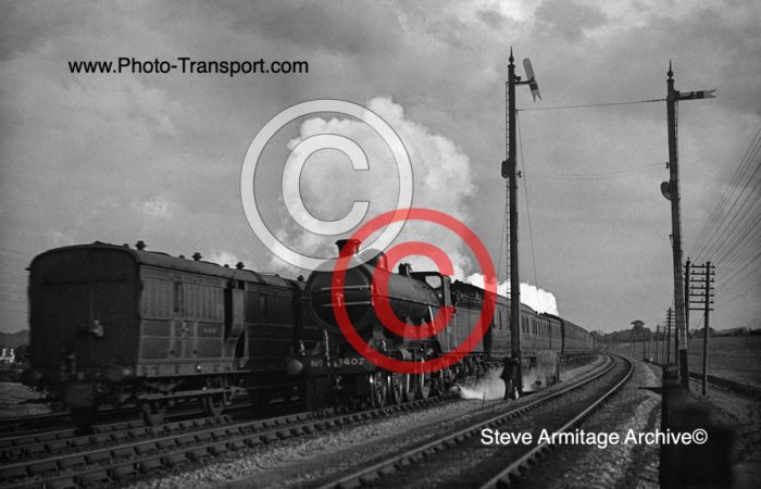 Great Northern Railway  "C1" class 4-4-2 No.1402 at Potters Bar,Hertfordshire.