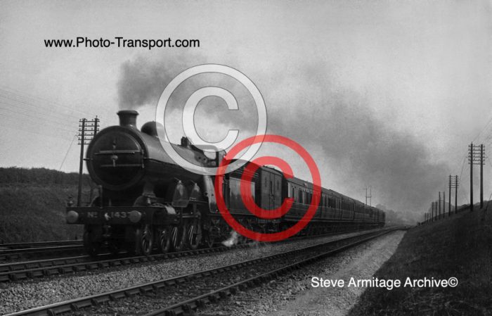 Great Northern Railway  "C1" class 4-4-2 No.1437 at Potters Bar,Hertfordshire ,Northbound.