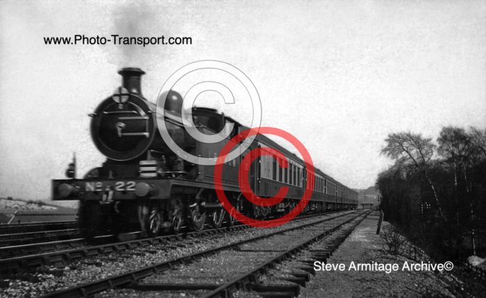 London Brighton & South Coast Railway  "13" Class 4-4-2 Tank No.22 at Stoat`s Nest,Croydon.