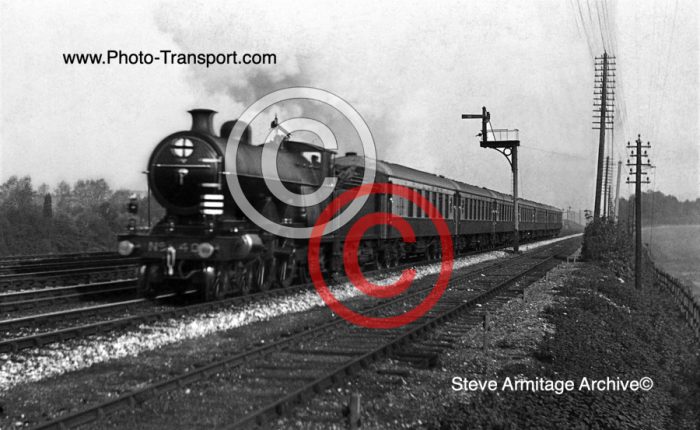 London Brighton & South Coast Railway  Marsh "H1"4-4-2 No.40 at Stoat's Nest,Croydon