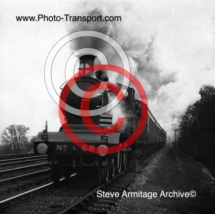 London Brighton & South Coast Railway  "B4" Class 4-4-0 No.68 at Stoat`s Nest,Croydon.