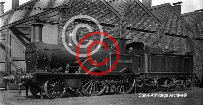 London & North Western Rly "Samson" Class 2-4-0 "Engineer Bangor"at Bangor MPD