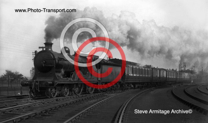 Caledonian Railway "139" Class 4-4-0 No.122 at Carlisle Citadel (North End ).