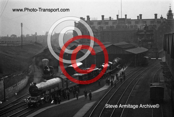 North Eastern Railway 4-6-2 ( LNER "A2" ) No.2400 later named "City of Newcastle" at York Old Station.