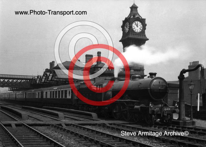 Ex Great Northern Railway "C1" Class 4-4-2 No.4419 at Wakefield Westgate Station.
