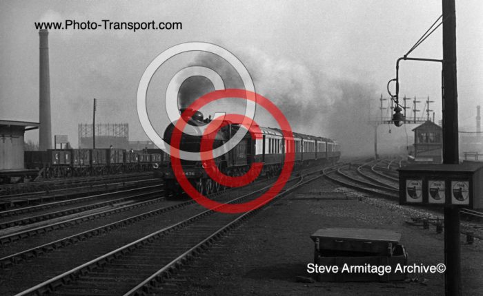Ex GNR "C1" Class 4-4-2 No.4436 with the down Harrogate Pullman approaching Wood Green Station,London.