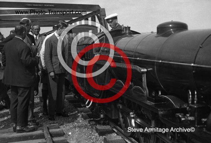 HRH The Duke of Kent (later King George VI) visits the newly opened Romney Hythe & Dymchurch Railway