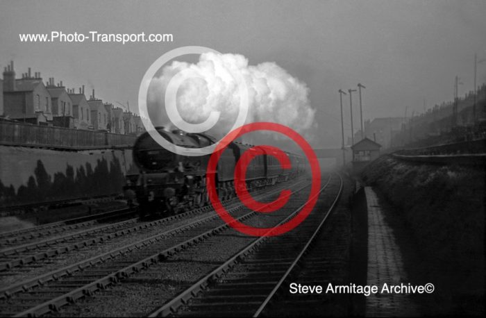 LMS "Royal Scot" Class 4-6-0 No.6119 "Lancashire Fusilier" at Kensal Green,London