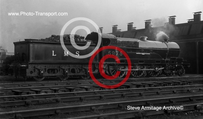 Ex London & North Western Railway "Claughton" Class 4-6-0 No.5975 "Talisman" at Manchester,Agecroft MPD.