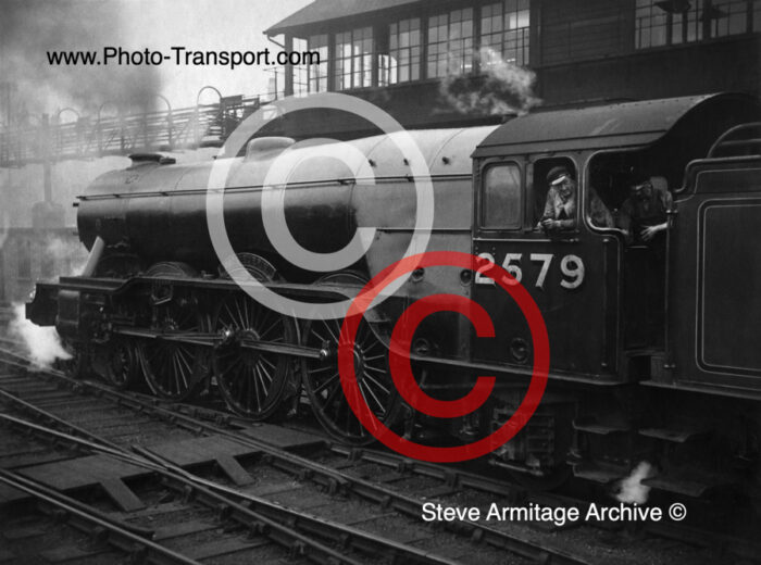 LNER "A3" class 4-6-2 No.2579 "Dick Turpin" at Kings Cross Station,London.