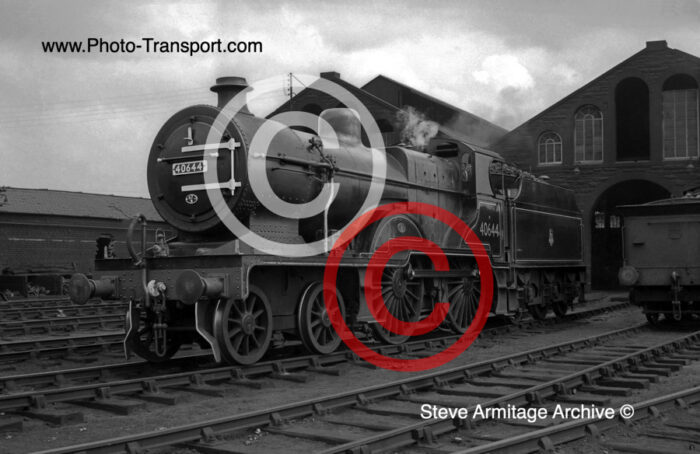 Ex LMS "2P" Class 4-4-0 No.40644 at Hurlford MPD,Kilmarnock on 1.8.1955.