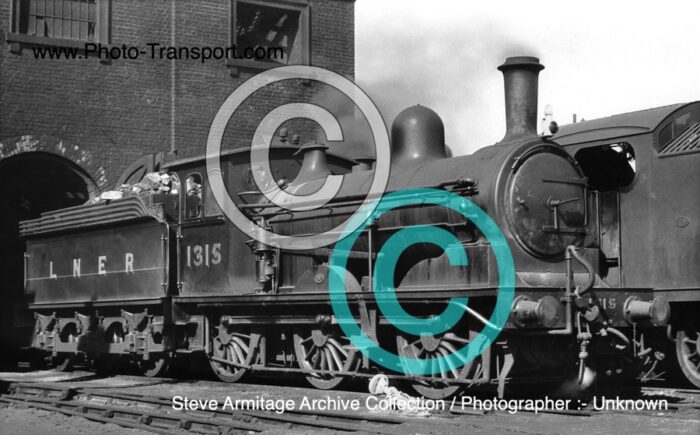 North Eastern Railway "C" Class (LNER J21) 0-6-0 No.1315 at Darlington MPD