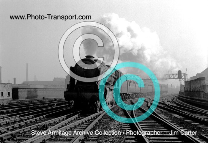 LMS "Royal Scot" Class 4-6-0 No.46105 "Cameron Highlander" at Manchester Victoria.