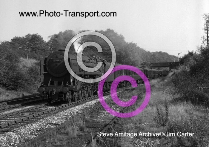 BR "Standard Britannia" Class 4-6-2 No.70049 "Solway Firth" at Worsley, Nr.Manchester.