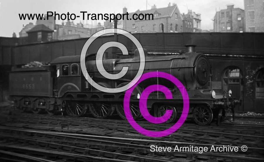 Ex Great Central Railway "S69" Class 4-6-0 (LNER B12 Class) No.8533 at Liverpool Street Station.