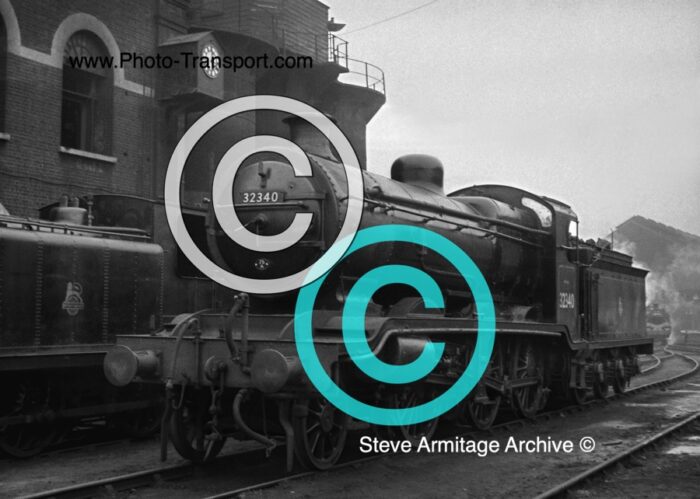 Ex London,Brighton & South Coast Railway "K" Class 2-6-0 No.32340 at Brighton MPD.