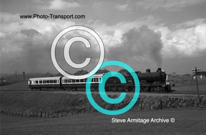 Ex Caledonian Railway "113" Class 4-4-0 No.54465 at Bonnybridge,Falkirk,Scotland on Saturday 7.5.1960.