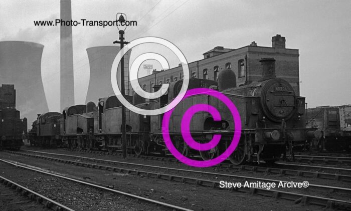 Ex Great Northern Railway "J50/2" Class 0-6-0 Tank No.68904 at Wakefield MPD (54A) in May 1963.