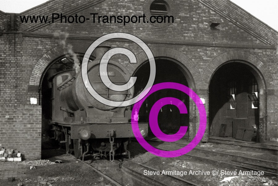 Ex-North Eastern Railway Class "P3" ( LNER Class "J27") 0-6-0 No.65861 at South Blyth MPD.