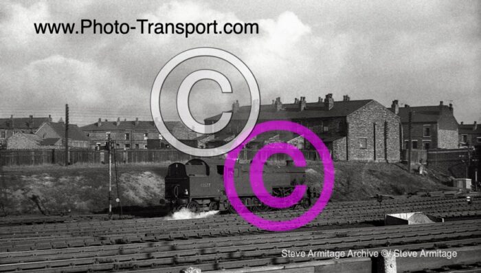 Ex-LMS "Class 4" 2-6-4 Tank No.42577at Wigan on Tuesday 8th March 1966.