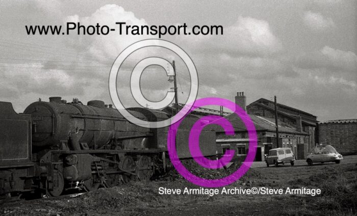 "WD" Class 2-8-0 No.90024 at Canklow MPD,Rotherham on Wednesday 27th April 1966.