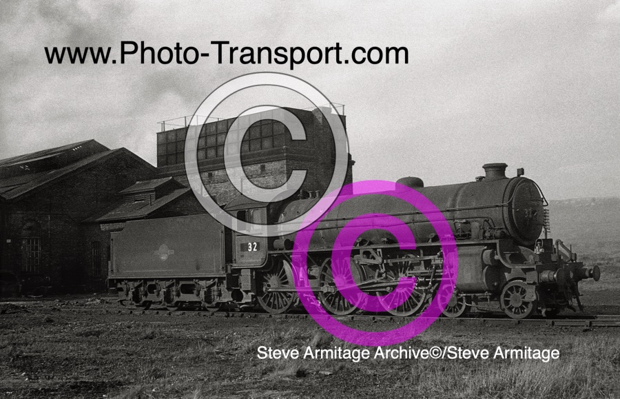 Ex-LNER "B1" Class 4-6-0 No.Departmental No.32 (prev.61315) at Canklow MPD,Rotherham on Wednesday 27th April 1966.