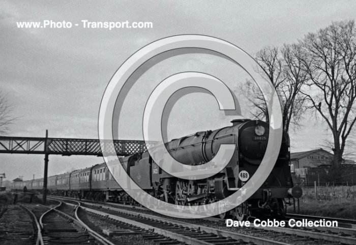 Rebuilt West Country 4-6-2 No.34025 Whimple