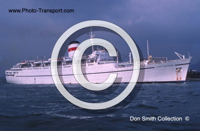 FEDOR SHALYAPIN -  ex Ivernia / Franconia - Pass Cruise