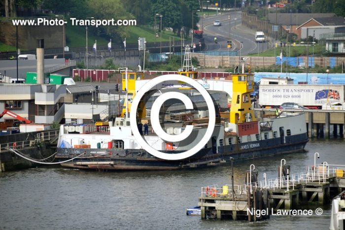 JAMES NEWMAN - Inland Ro Ro Cargo Ferry - Woolwich Ferry