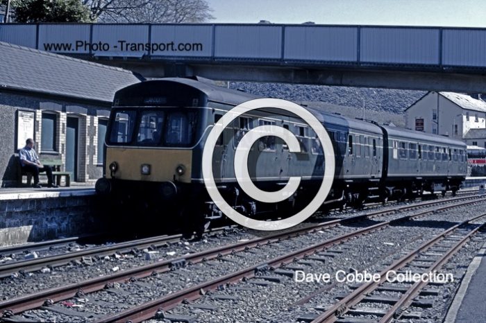 DMU at Blaenau Ffestiniog Station