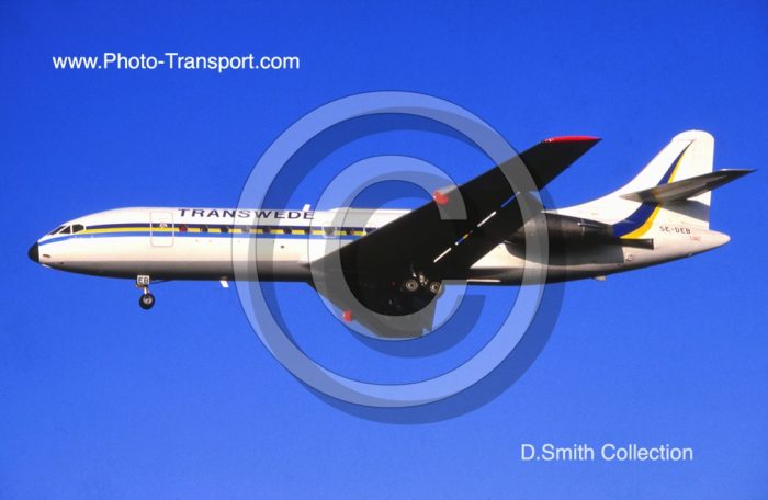 Sud Aviation SE-10 Caravelle 10R    SE-DEB       Transwede Airways