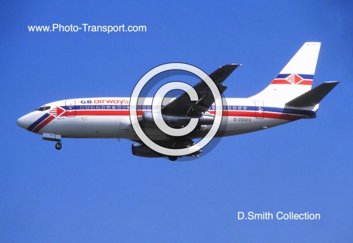 Boeing 737-2S3(ADV)       G-DDDV       GB Airways  named Gibel Tark