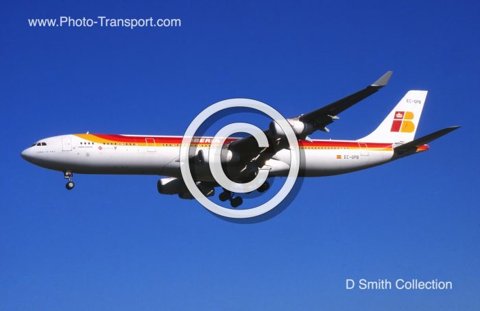 Airbus A340-313X   EC-GPB    Iberia   named Teresa De Avila