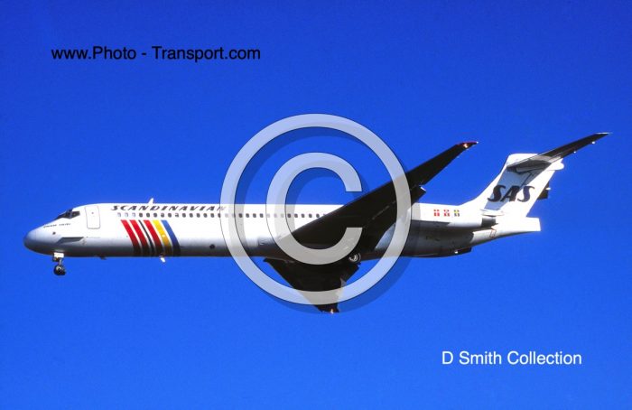 McDonnell Douglas MD-87(DC-9-87)    OY-KHF  named RAGNAR VIKING    Scandinavian - SAS