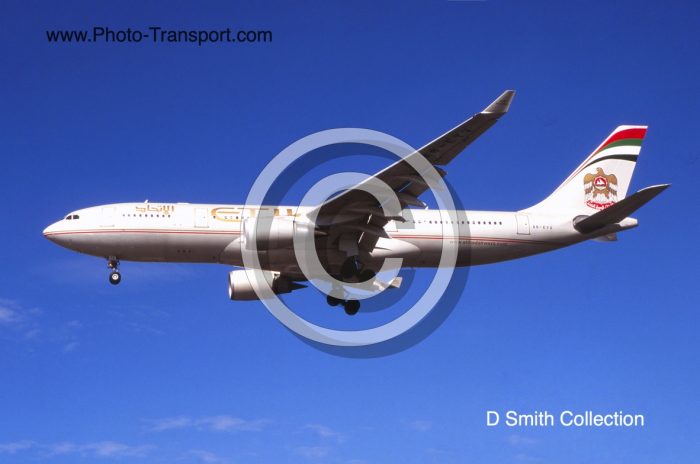 Airbus A330-202         A6-EYV          Etihad Airways