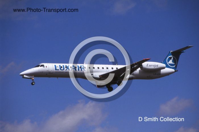 Embraer - EMB-145 LU         LX-LGV          Luxair - Luxembourg Airlines