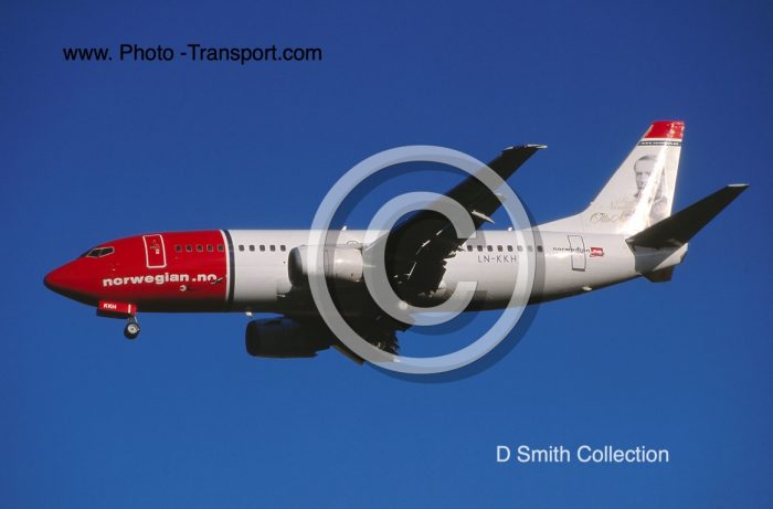Boeing 737-3K2           LN-KKH            Norwegian Air Shuttle