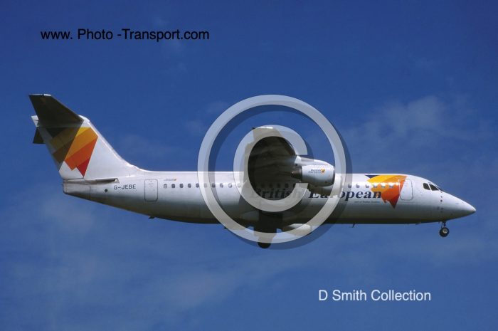 British Aerospace BAe146-300     G-JEBE       British European