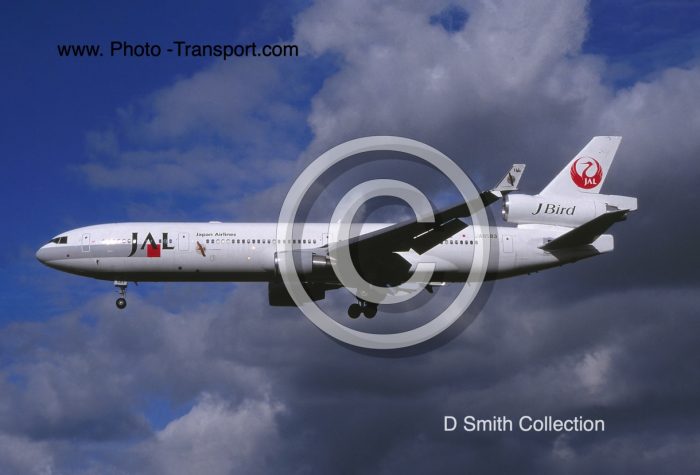 Mc Donnell Douglas  MD-11   JA8583    Japan Airlines   named “Golden Eagle”