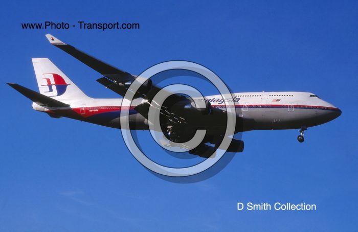 Boeing 747-4H6     9M-MPM      Malaysia Airlines