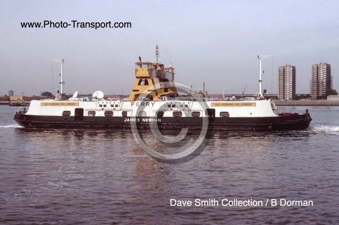 JAMES NEWMAN - Pass  Cargo Ferry - Woolwich Ferry