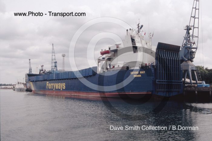 OSTEND WAY - Ro Ro Cargo - Ferryways on the side
