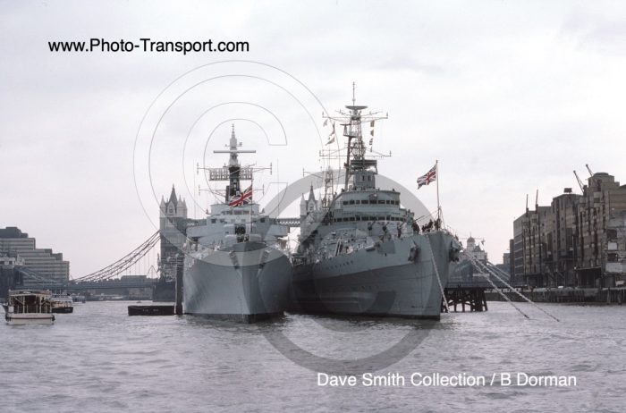 HMS HAMPSHIRE D06 and HMS BELFAST C35