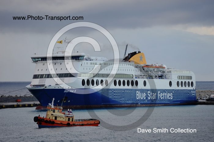 BLUE STAR 2 - Pass Ferry and HERAKLES  3 - Tug