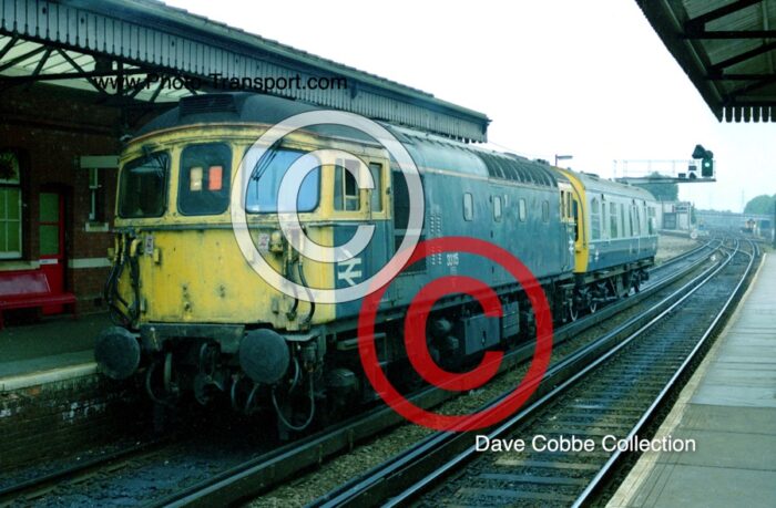CLASS 33 No.33115 and CAROLINE (Inspectors Coach)