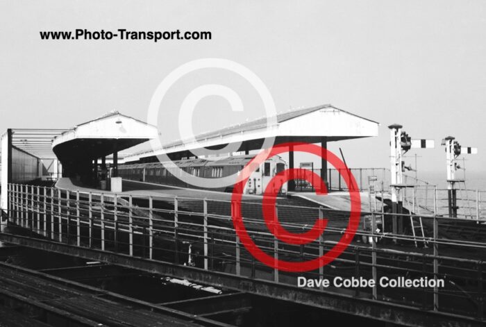 Scene at Ryde Pier Head ,Isle of Wight  shows Unit 31 ready for departure  ex LT STOCK