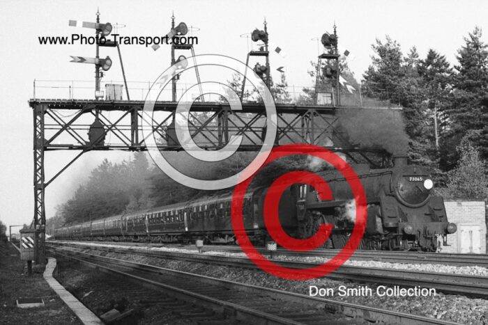 BR Standard Class 5MT 4-6-0 No.73065 with an express - Hook area